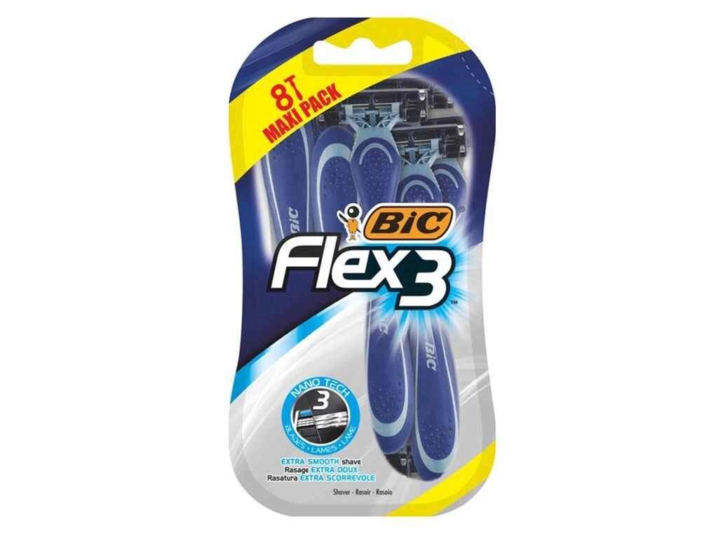 Бритва одноразова 8шт Flex3 62шт ТМ BIC від компанії Фортеця - фото 1