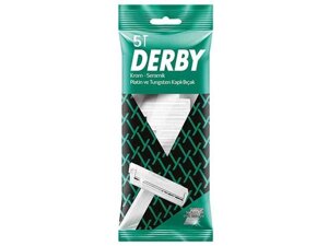 Бритва одноразова 5шт 1 лезо ТМ Derby