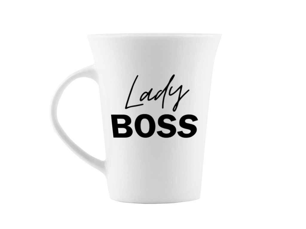 Чашка 360мл фарфор Lady boss в под. коробці 1698 ТМ KVARTA від компанії Фортеця - фото 1