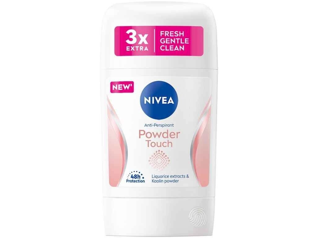 Дезодорант-антиперспірант 50г (стік) (Ефект пудри) ТМ NIVEA від компанії Фортеця - фото 1