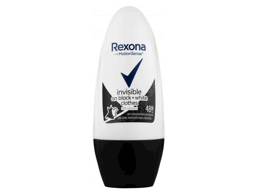 Дезодорант (Ролик)жін INVISIBLE50мл Невидимий на чорному та білому ТМ REXONA від компанії Фортеця - фото 1