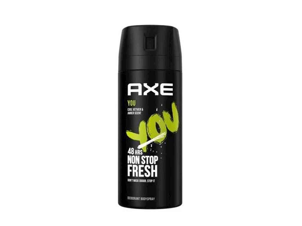 Дезодорант ( Спрей ) чол. 150 мл YOU ТМ AXE від компанії Фортеця - фото 1