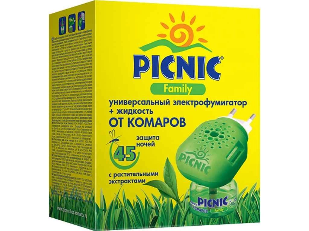 Електрофумігаторрідина від комарів 30 мл (45 ночей) Picnic Family ТМ PICNIC від компанії Фортеця - фото 1