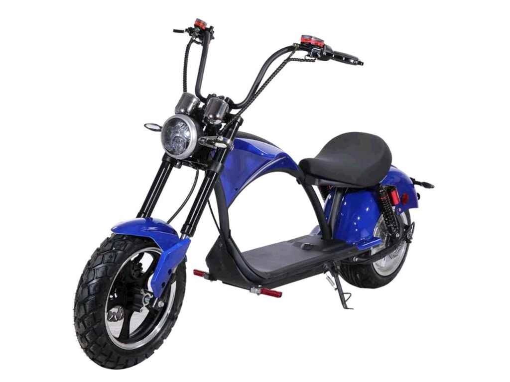 Електроскутер Chopper 2000W, 60V12Ah, Blue (r804-m3p/2000Bl) ТМ ROODER від компанії Фортеця - фото 1