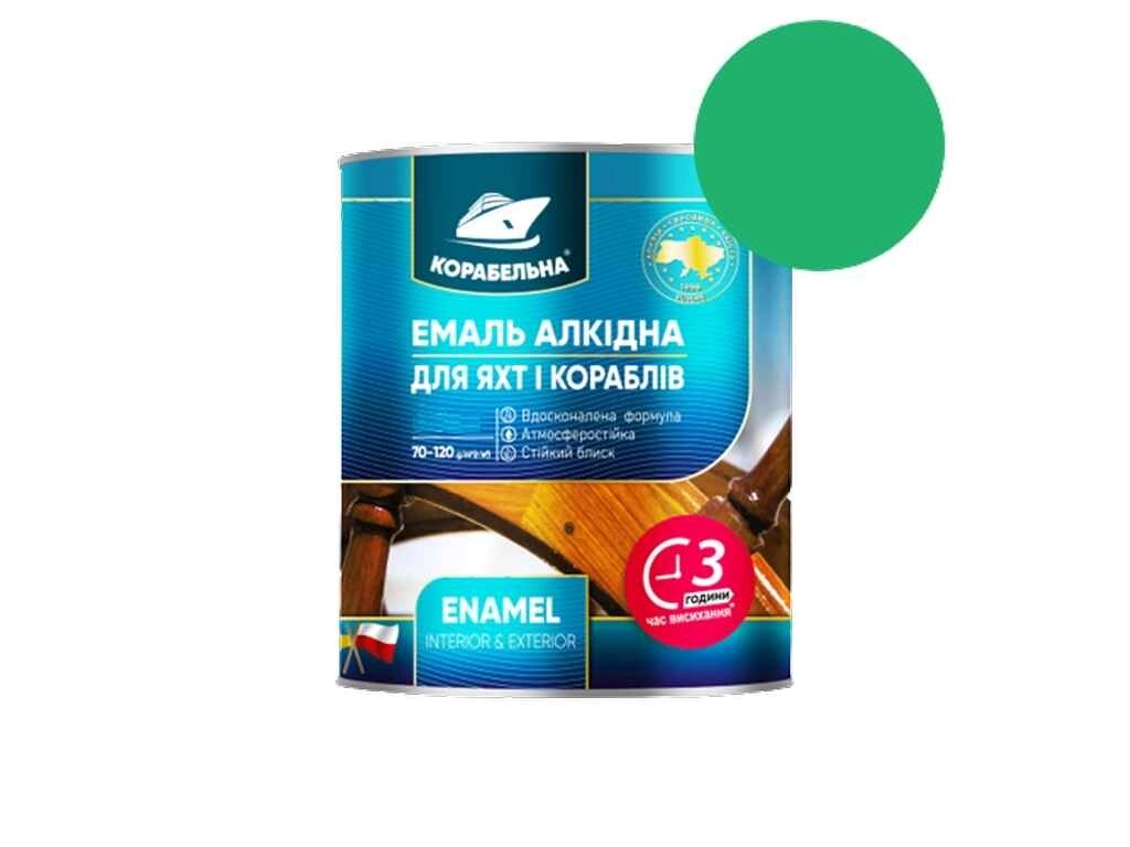 Емаль алкідна ПФ-115 Бірюзовий 0,25кг ТМ КОРАБЕЛЬНА від компанії Фортеця - фото 1