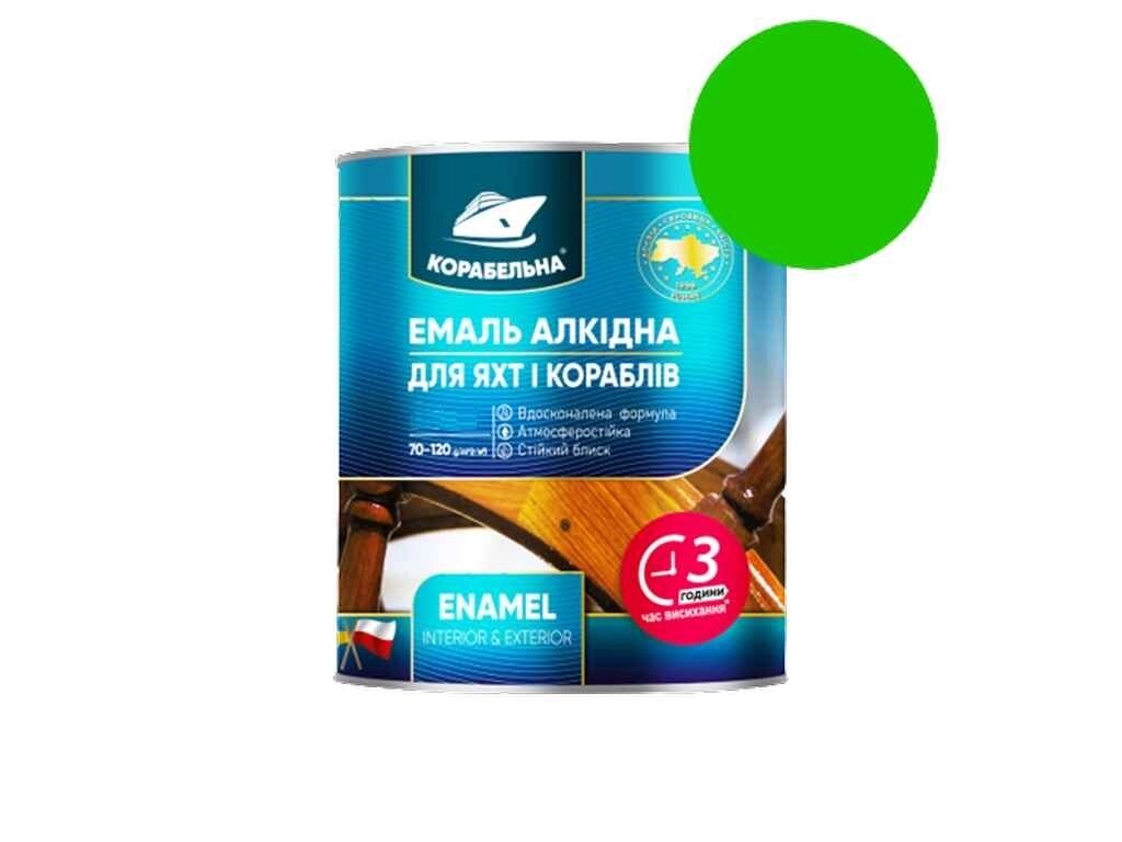 Емаль алкідна ПФ-115 Світло-зелений 0,25кг ТМ КОРАБЕЛЬНА від компанії Фортеця - фото 1