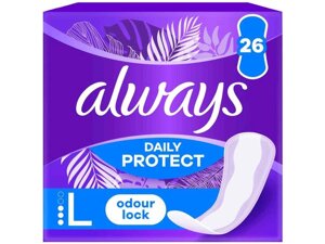 Щоденні гігієнічні прокладки 26шт Daily Protect Long Single ароматиз ТМ ALWAYS