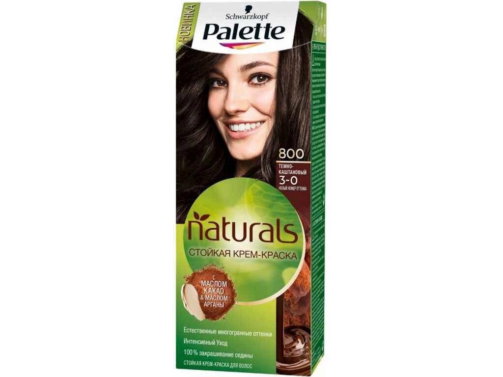 Фарба Naturals 3-0 Темно-каштановий 800 ТМ PALETTE від компанії Фортеця - фото 1