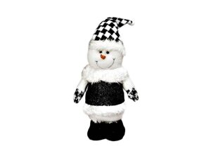 Фігура новорічна 45см Snowman у ковпаку R30911 ТМ STENSON