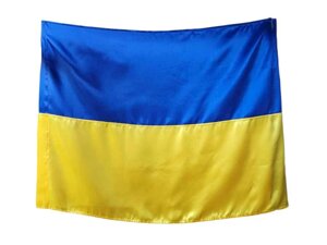 Прапор України (без штока) 140см*90см атласний ТМ TARASOV
