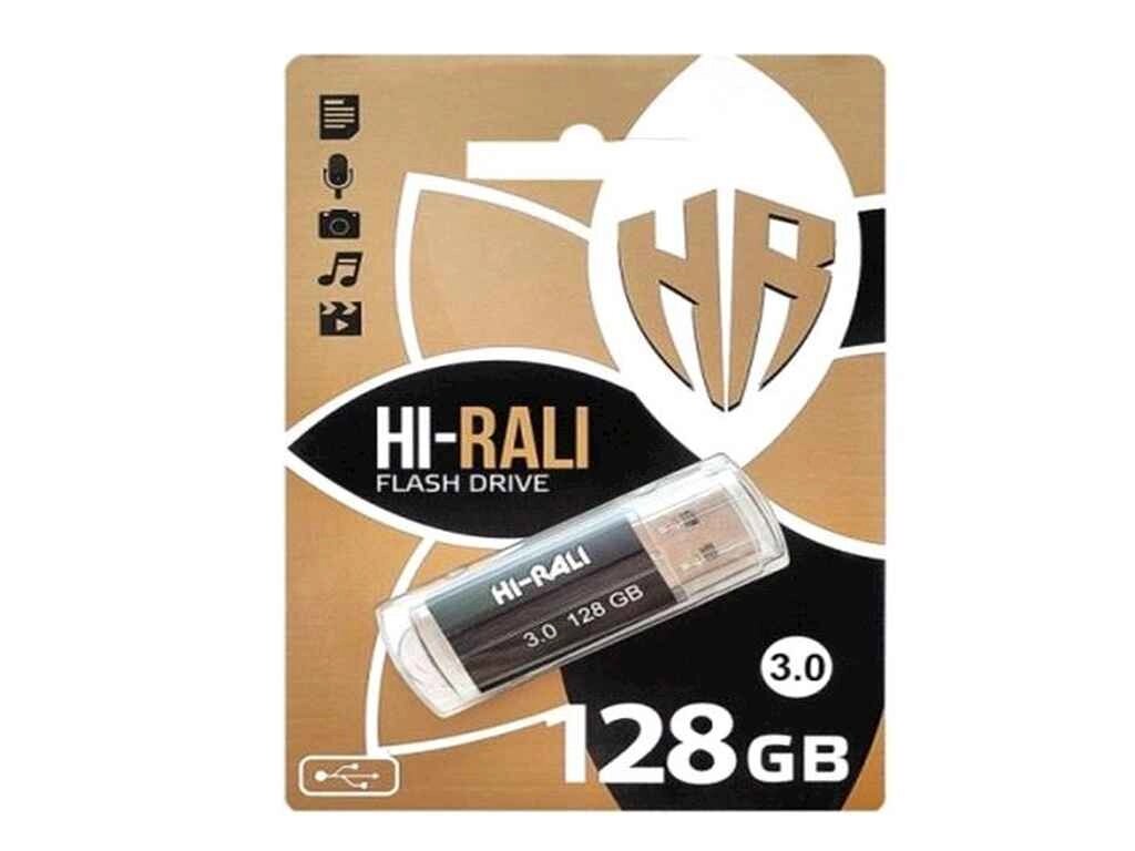 Флеш USB 128GB 3.0 Hi-Rali Corsar серія чорний ТМ Hi-Rali від компанії Фортеця - фото 1