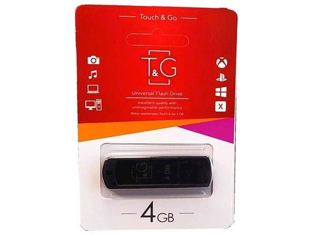 Флешка USB 011 Classic series 4GB Black ТМ TG від компанії Фортеця - фото 1