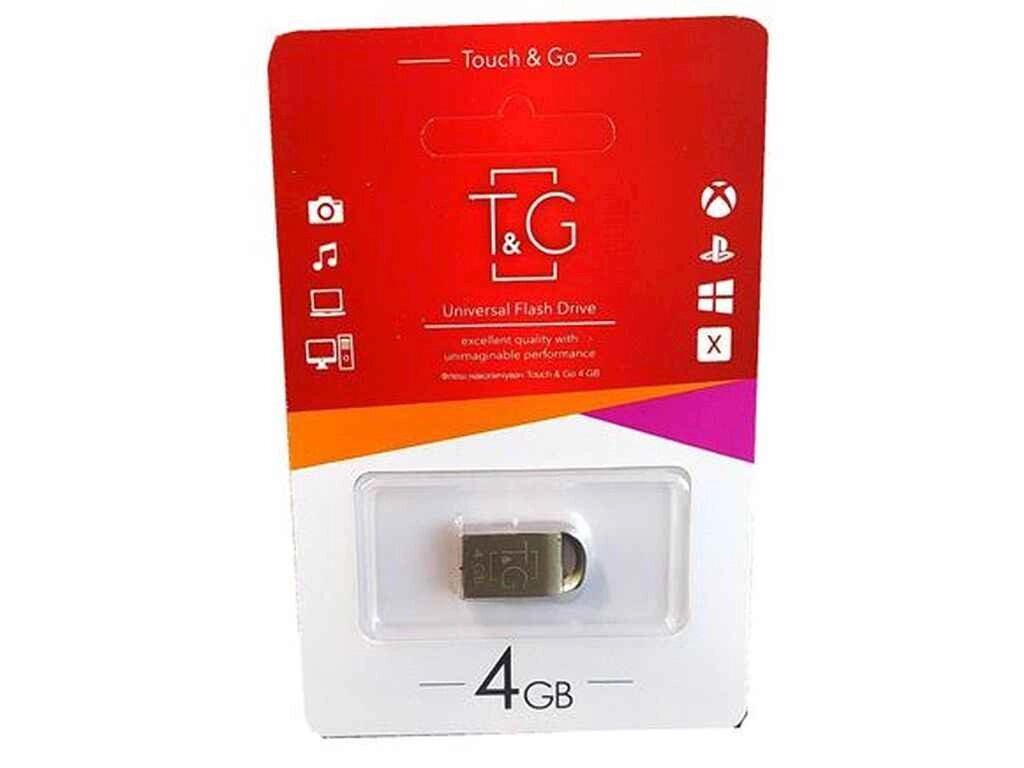 Флешка USB 107 Metal series 4GB ТМ TG від компанії Фортеця - фото 1