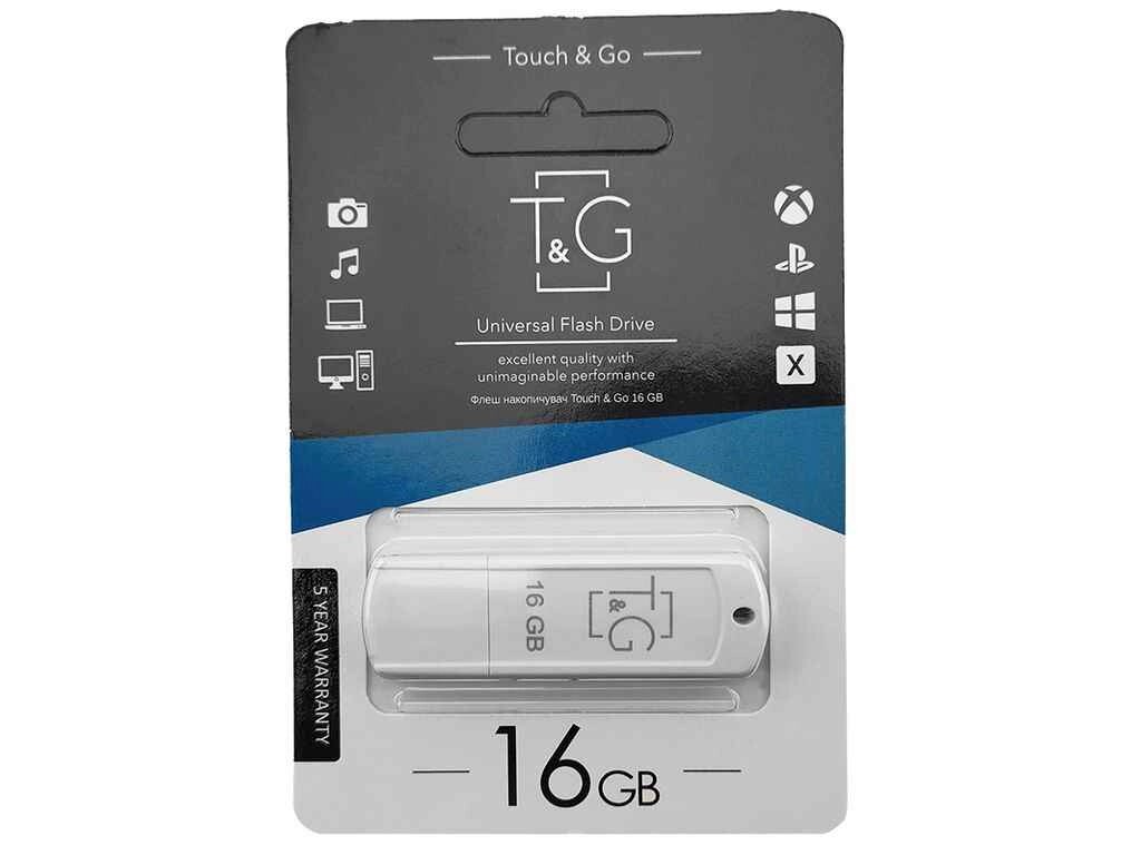 Флешка USB 16GB 2.0 011 classic Series біла ТМ TG від компанії Фортеця - фото 1