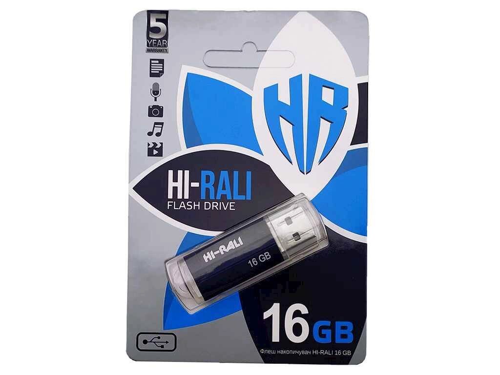 Флешка USB 16GB 2.0 Corsair Series чорна ТМ Hi-Rali від компанії Фортеця - фото 1