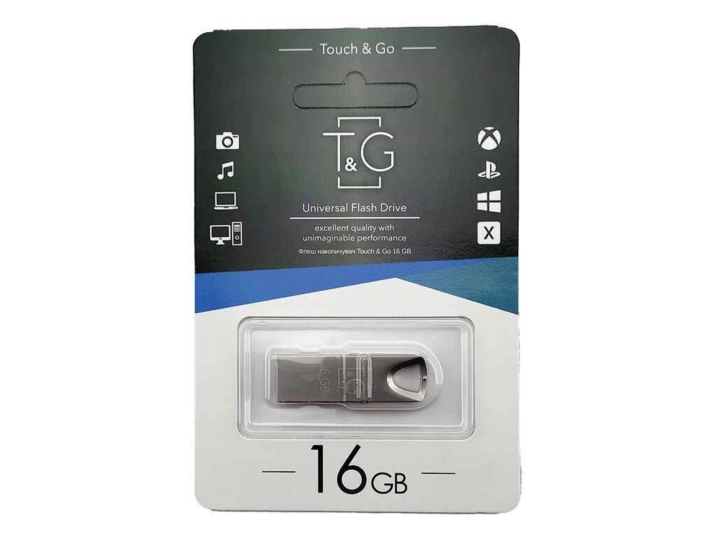 Флешка USB 16GB 3.0 117 metall Series чорна ТМ TG від компанії Фортеця - фото 1