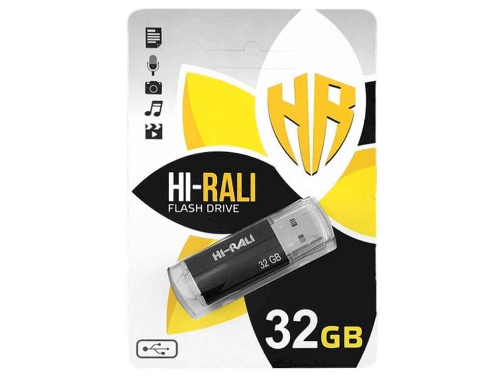 Флешка USB 32GB 2.0 Corsair Series чорна ТМ Hi-Rali від компанії Фортеця - фото 1