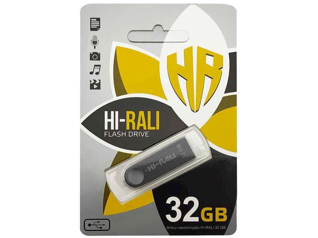 Флешка USB 32GB 2.0 Shuttle Series чорна ТМ Hi-Rali від компанії Фортеця - фото 1