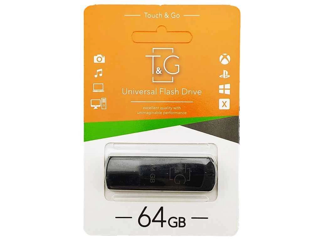 Флешка USB 64GB 2.0 011 Classic чорна ТМ TG від компанії Фортеця - фото 1