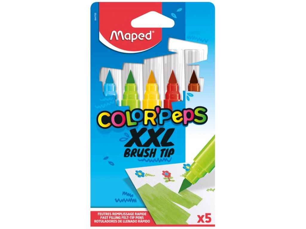 Фломастері COLOR PEPS, 5 кол. MP. 844705 ТМ Maped від компанії Фортеця - фото 1