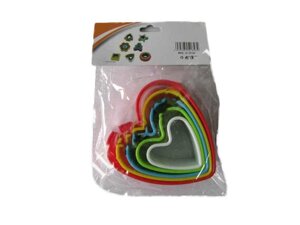 Форма пластикова для випічки Серце (5шт) 8,5*3,2см VT6-17931 17153 ТМ VITOL