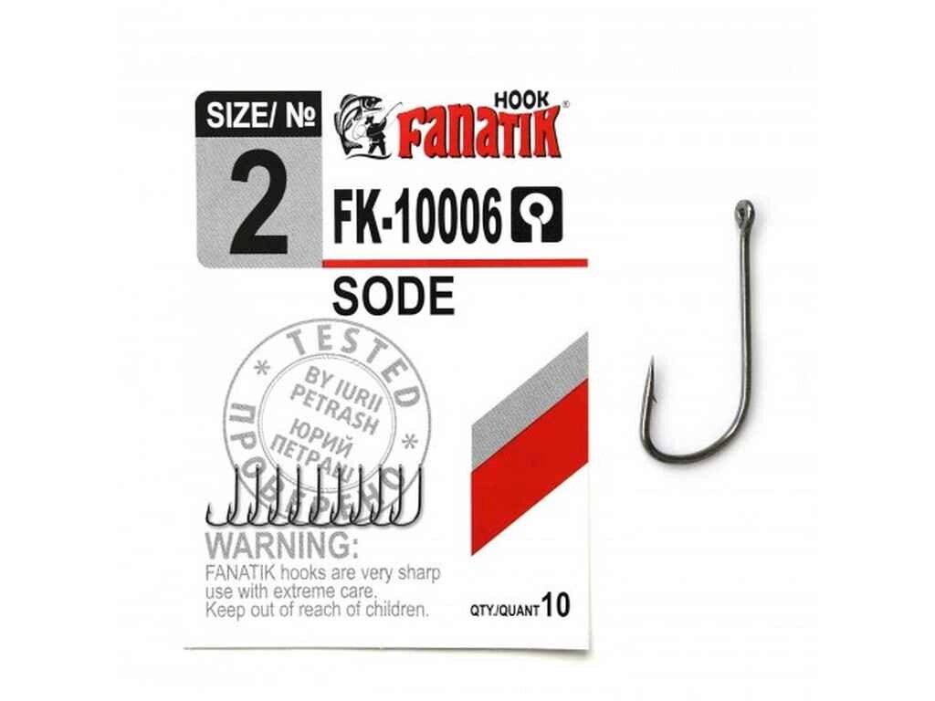 Гачок SODE №2 10шт/уп арт. FK-10006-2 ТМ FANATIK від компанії Фортеця - фото 1