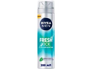 Гель для гоління Men Fresh Kick 200 мл ТМ Nivea