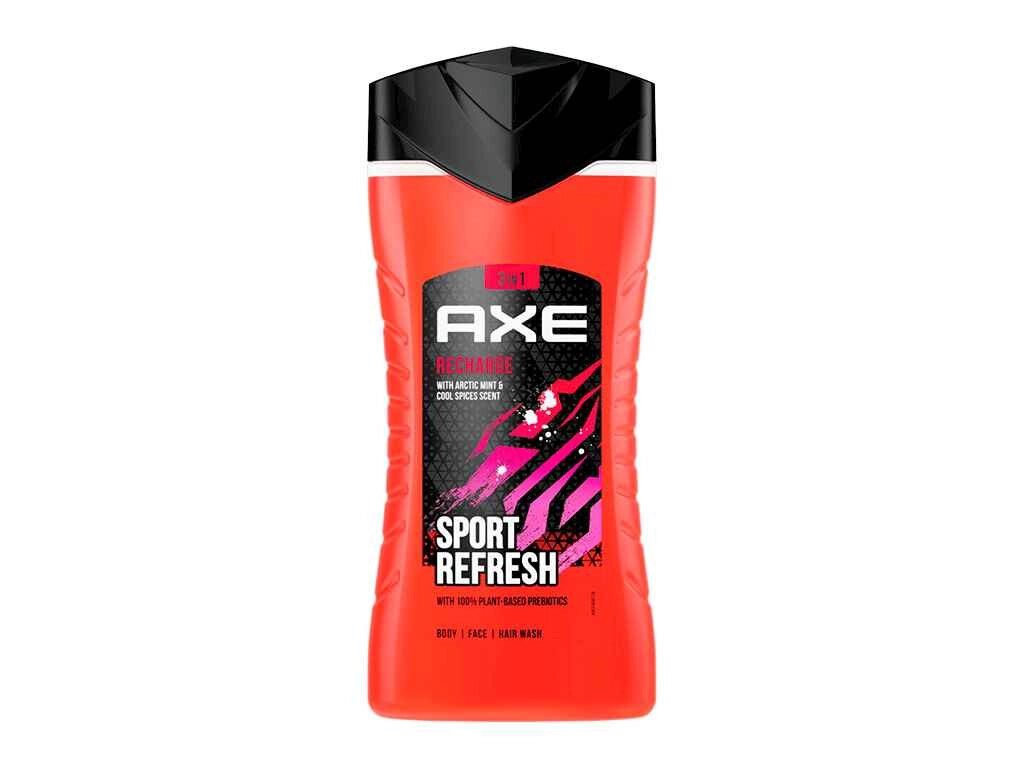 Гель для душу 250 мл 3в1 SPORT REFRESH ТМ AXE від компанії Фортеця - фото 1