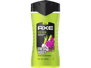 Гель для душу 3 у 1 Epic Fres 250 ТМ AXE