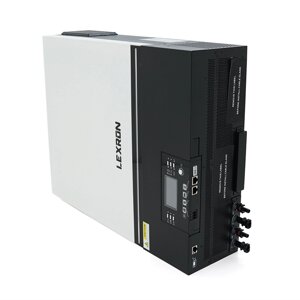 Гібридний інвертор Lexron-7200-48-230, 7200W, 48V, ток заряда 0-80A, 170-280V, PWM (80А, 500 Vdc)