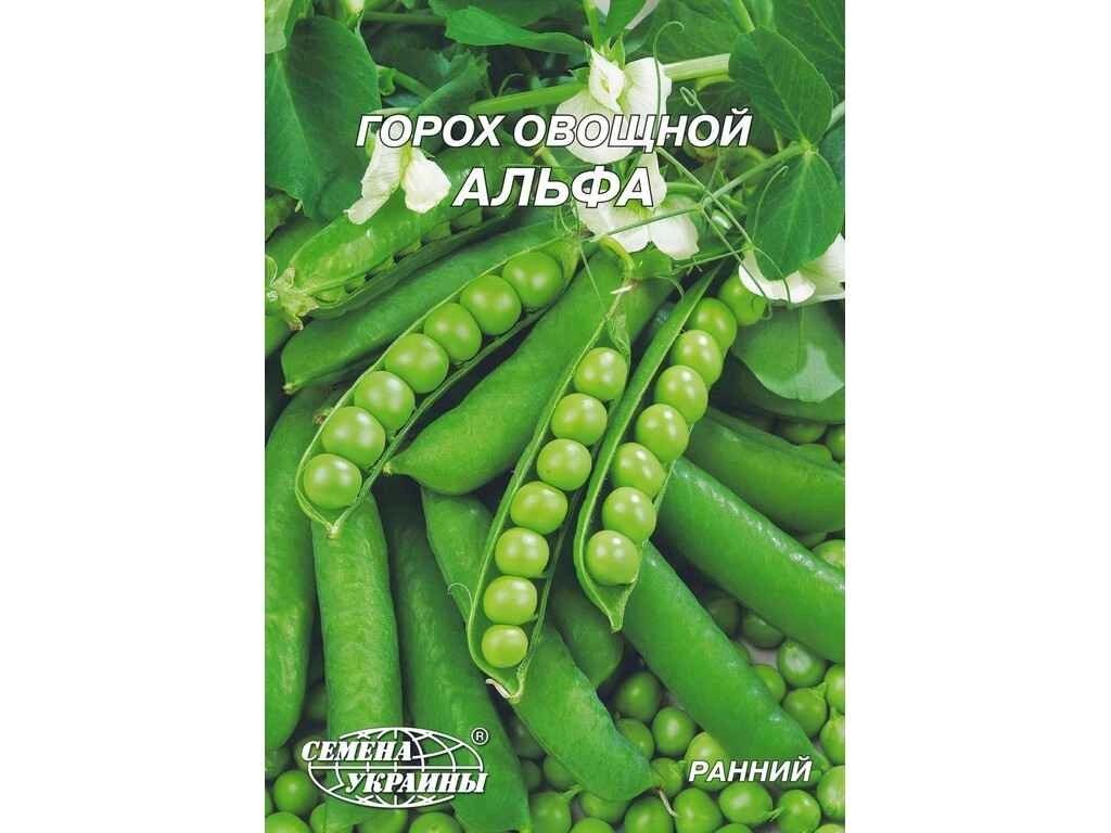 Гігант Горох овочевий Альфа 20г (10 пачок) ТМ НАСІННЯ УКРАЇНИ від компанії Фортеця - фото 1