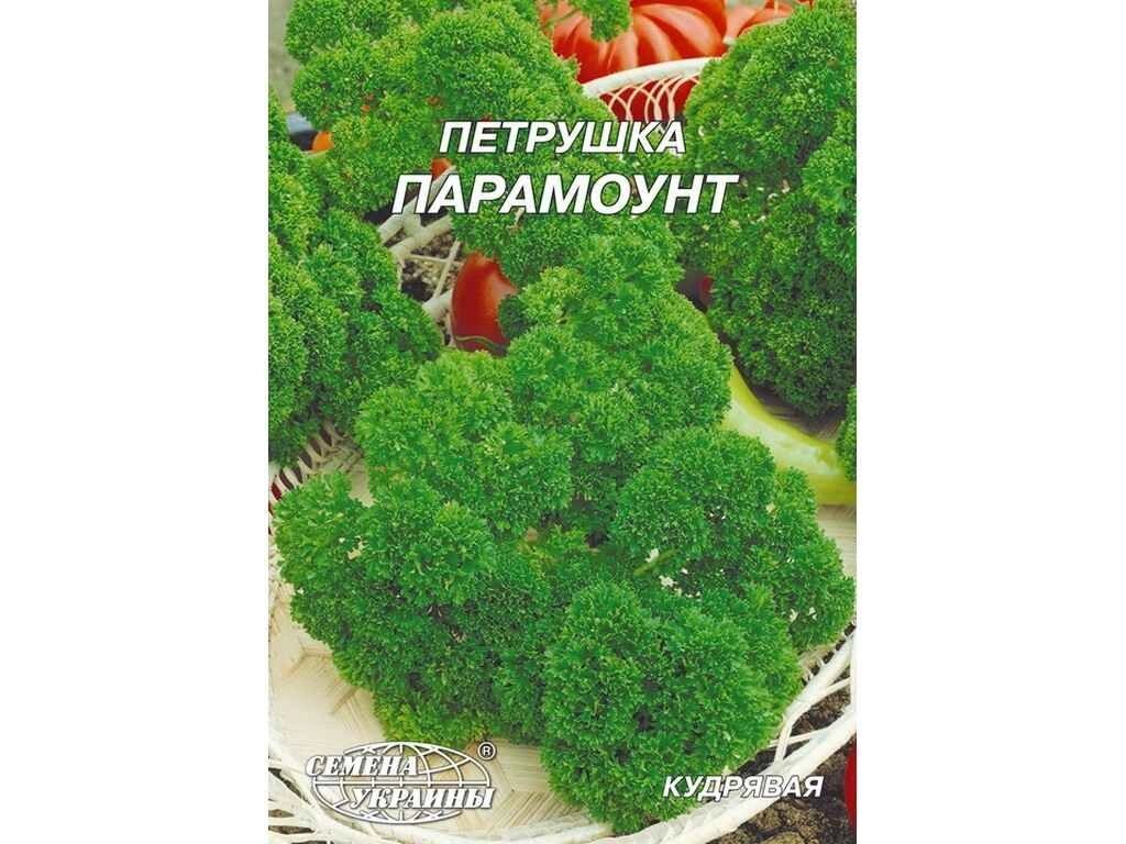 Гігант Петрушка кучерява Парамоунт 20 г (10 пачок) ТМ НАСІННЯ УКРАЇНИ від компанії Фортеця - фото 1