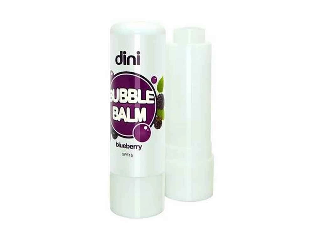 Гігієнічна помада 4,5г Bubble Balm Чорниця ТМ Dini від компанії Фортеця - фото 1