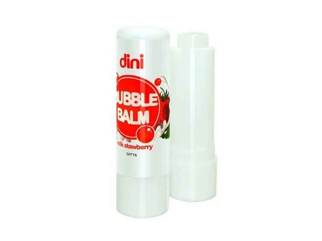 Гігієнічна помада 4,5г Bubble Balm Полуниця ТМ Dini від компанії Фортеця - фото 1