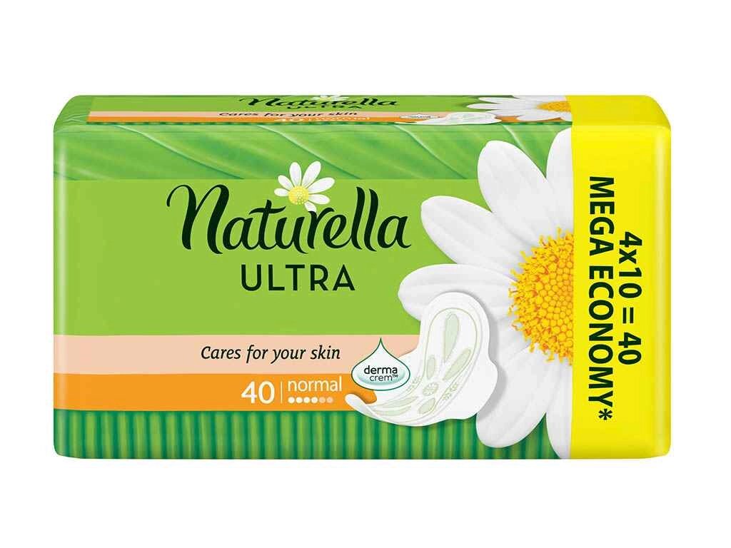 Гігієнічні прокладки (4 крапл) NATURELLA Ultra Normal 40шт. від компанії Фортеця - фото 1