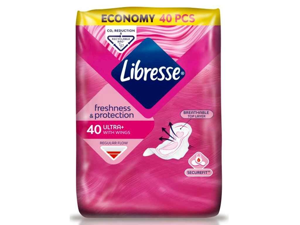 Гігієнічні прокладки Ultra Normal soft , 40-шт ТМ LIBRESSE від компанії Фортеця - фото 1