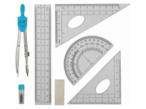 Готовальня 7 предметів, блакитна MX81402 ТМ MAXI