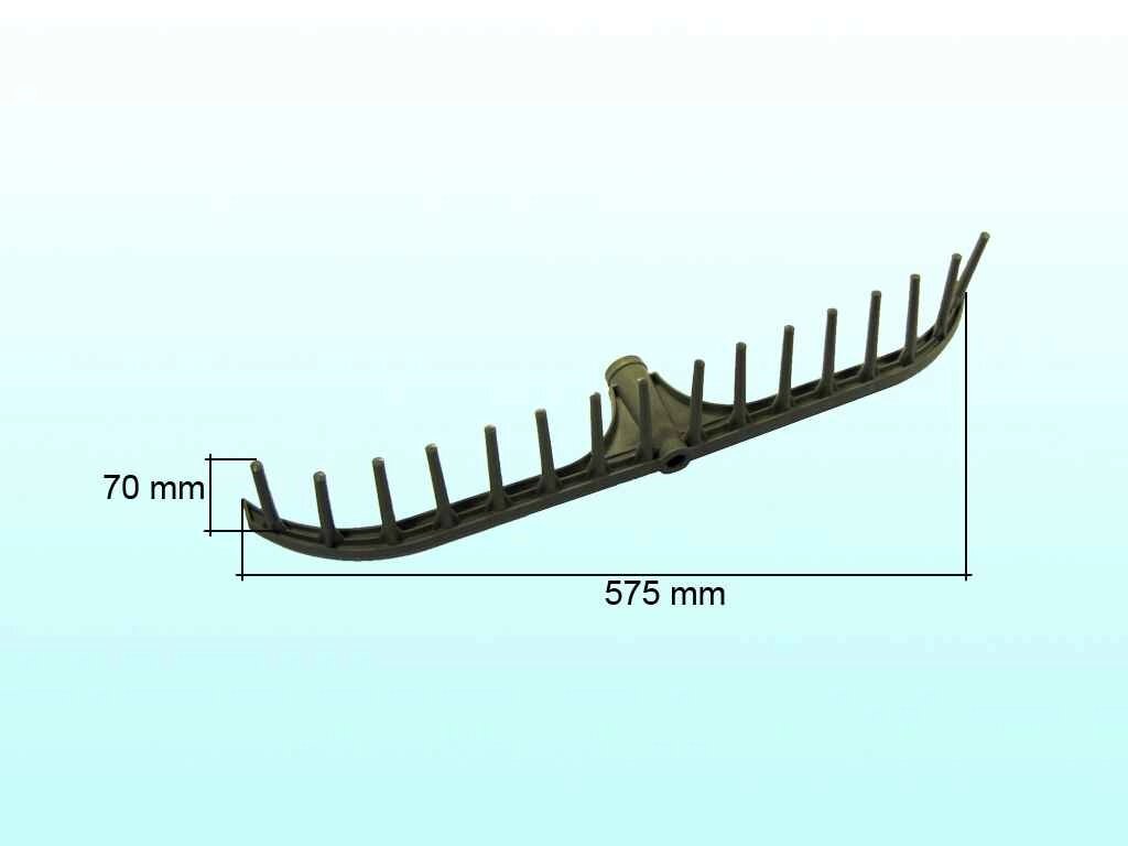 Граблі пл. 16-ти зуб. L=70мм (Україна) ТМ АНДРУК від компанії Фортеця - фото 1