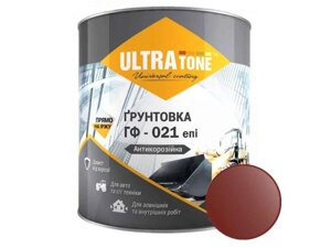 Грунтовка алкідна червоно-коричневий 0,9кг ГФ-021 ЕПI ТМ ULTRA TONE