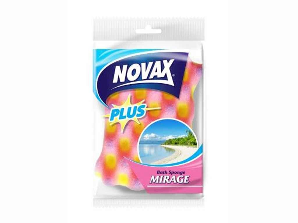 Губка банна Mirage 1шт Plus ТМ NOVAX від компанії Фортеця - фото 1