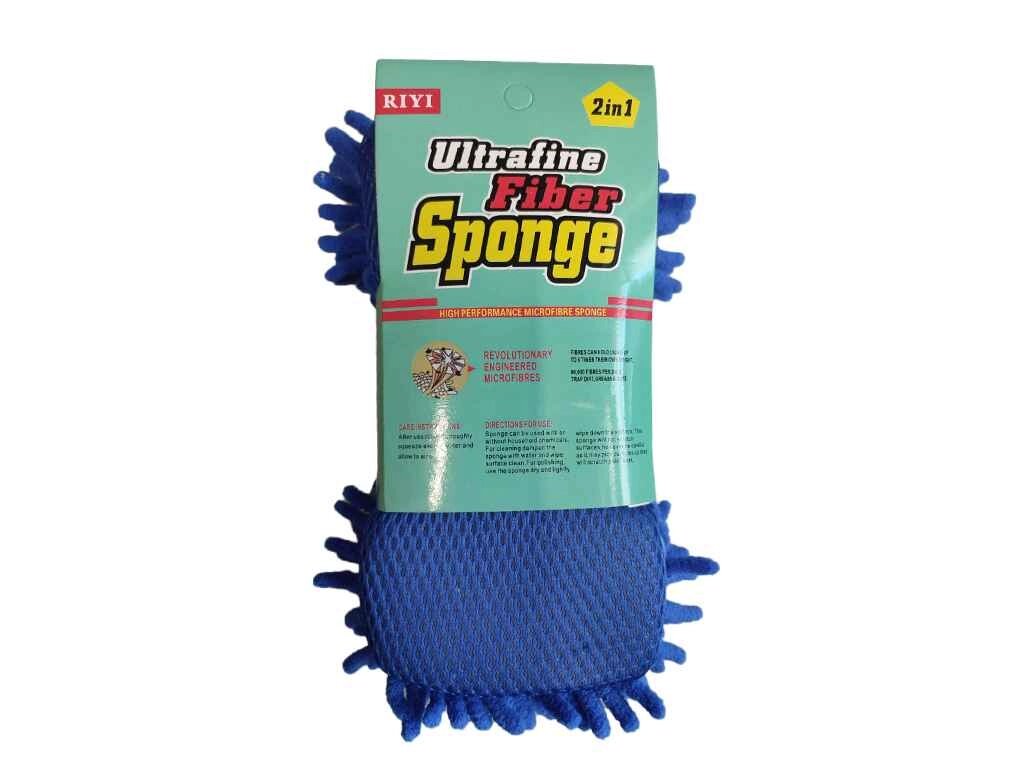 Губка для миття авто Ultrafine Fiber Sponge 2в1 (18*12см) ТМ КИТАЙ від компанії Фортеця - фото 1