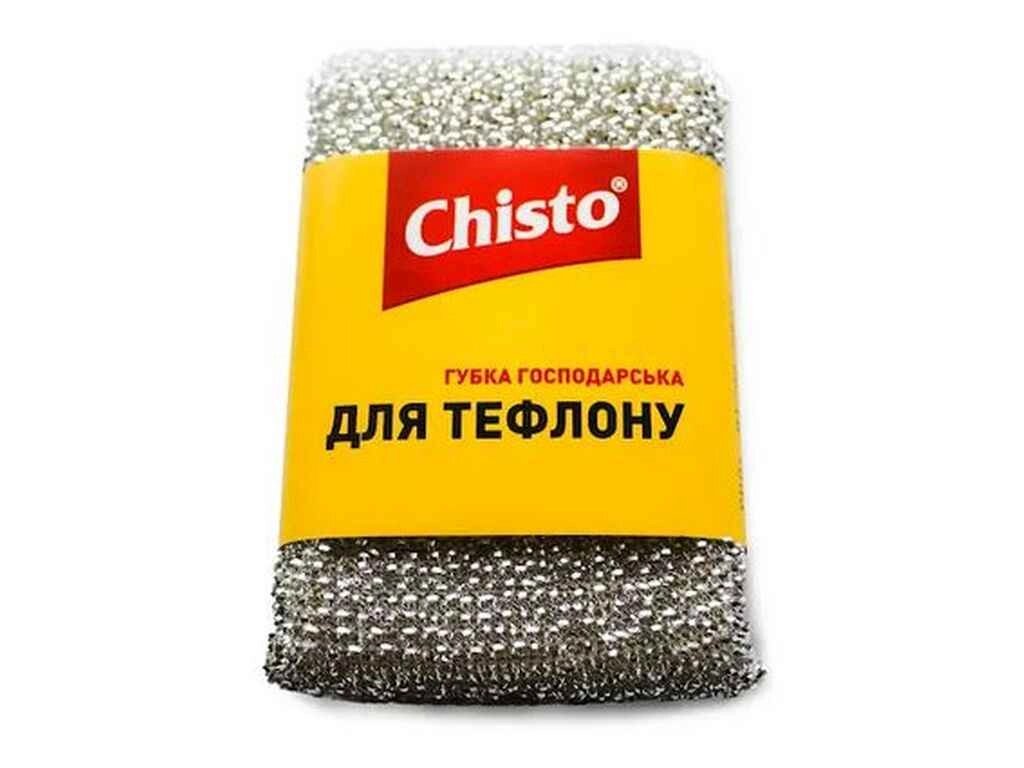 Губка-шкребок д/тефлону 1шт ТМ Chisto від компанії Фортеця - фото 1