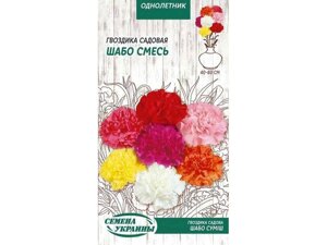 Гвоздика садова шабо (суміш) од 0,2г (10 пачок) тм насіння україни