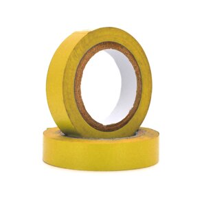 Ізолента вогнестійка XILIN 0,13 мм * 18 мм * 10 м (жовта), temp: 0 +80 ° С, 600V, розтяж-130%міцність 20Н /