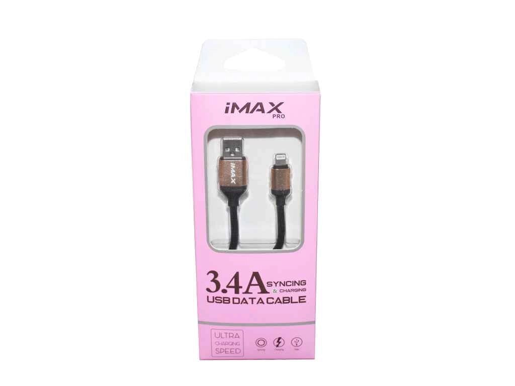 Кабель Lightning USB 3.0 , 3,4A, 2m ТМ iMax від компанії Фортеця - фото 1