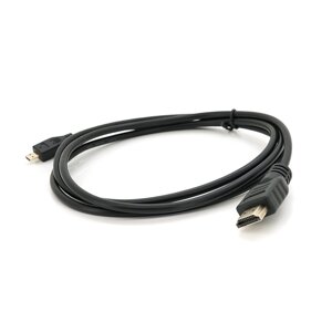 Кабель Merlion HDMI (тато) A-D micro (тато), 1.5 m, чорний пакет, Q200