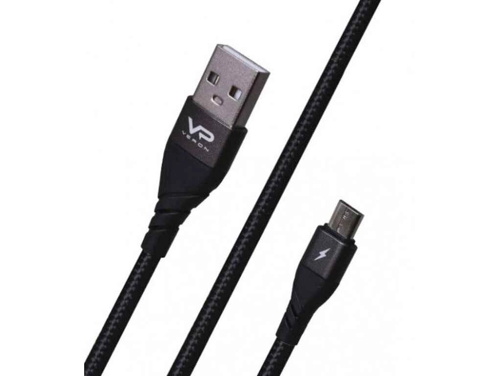 Кабель microUSB MV09 Braided usb cable 3m ТМ Veron від компанії Фортеця - фото 1