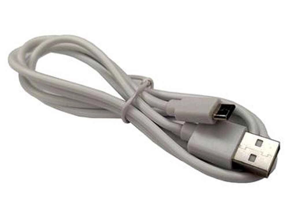 Кабель microUSB USB 1м. Білий ТМ VBK від компанії Фортеця - фото 1