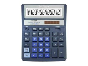 Калькулятор BS-777вl 12р., 2-пит, синій тм brilliant