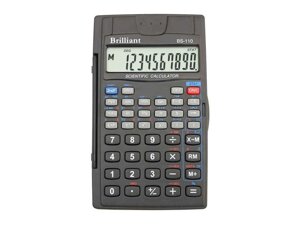 Калькулятор інженерний BS-110 82р., 56 ф-цій BS-110 ТМ BRILLIANT